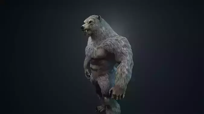 Humanoid bear
