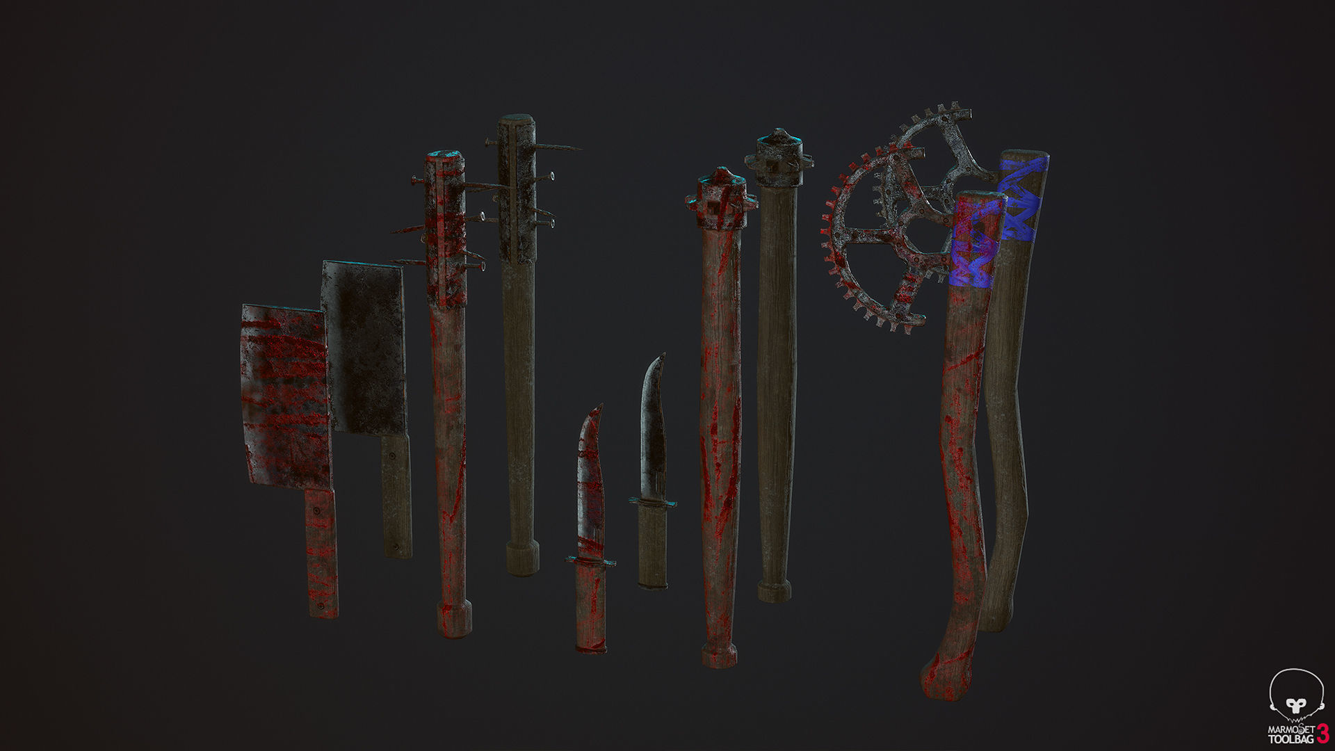 Survivor Girl 3 Low Poly Game Ready Low-poly 3D model_18