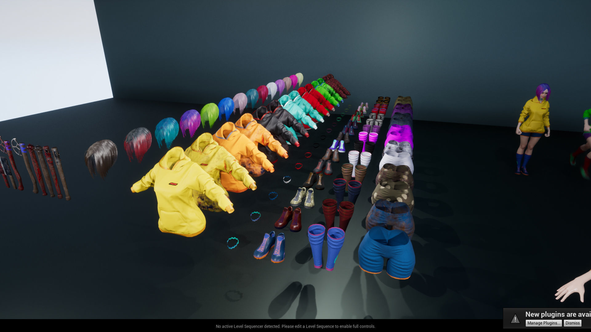 Survivor Girl 3 Low Poly Game Ready Low-poly 3D model_29