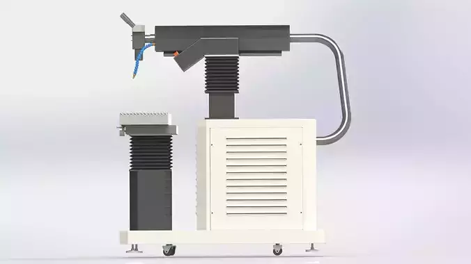 Laser welding impulse MANUAL mashine YAG Nd 3D model