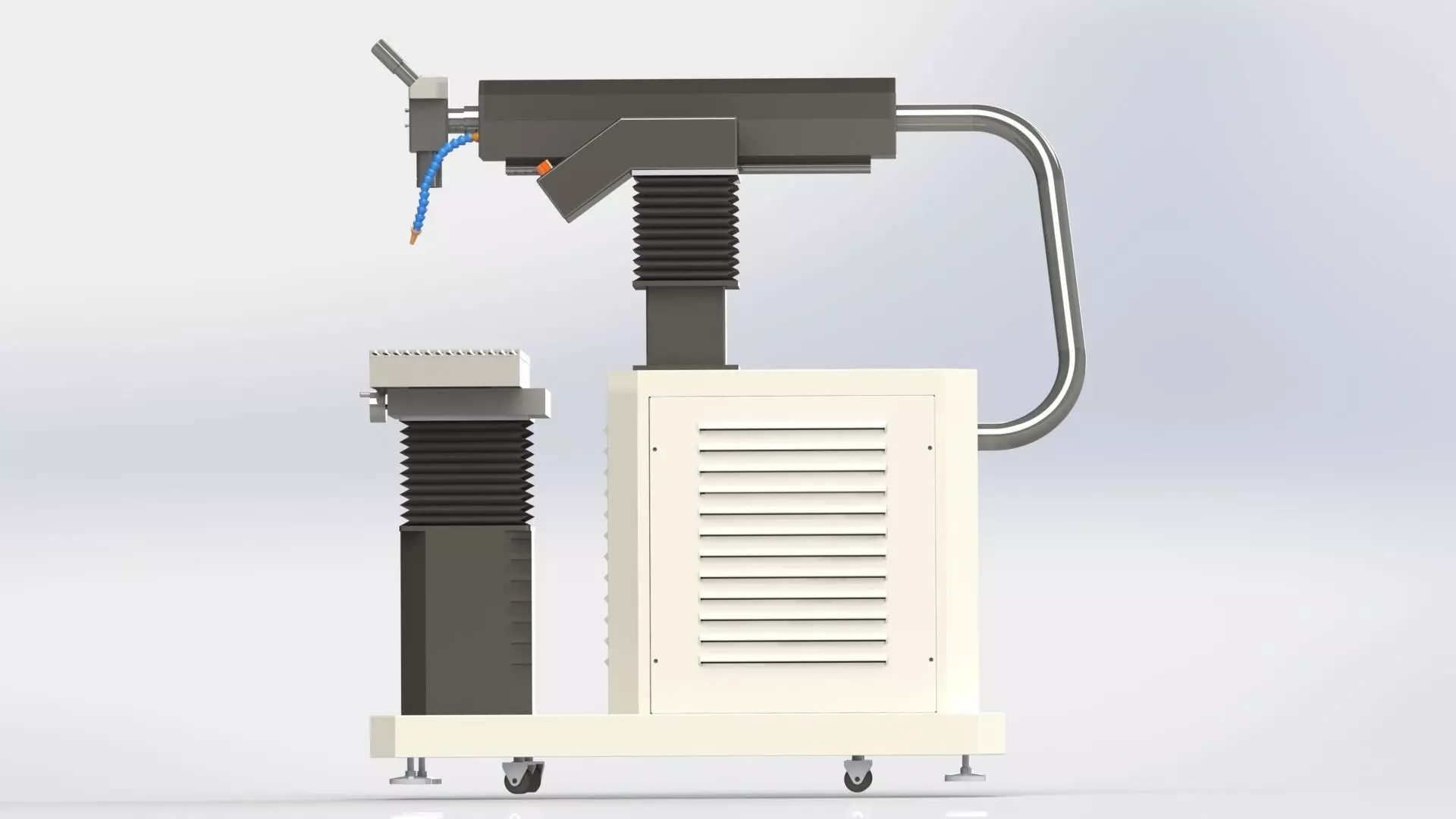 Laser welding impulse MANUAL mashine YAG Nd 3D model 3D model_0