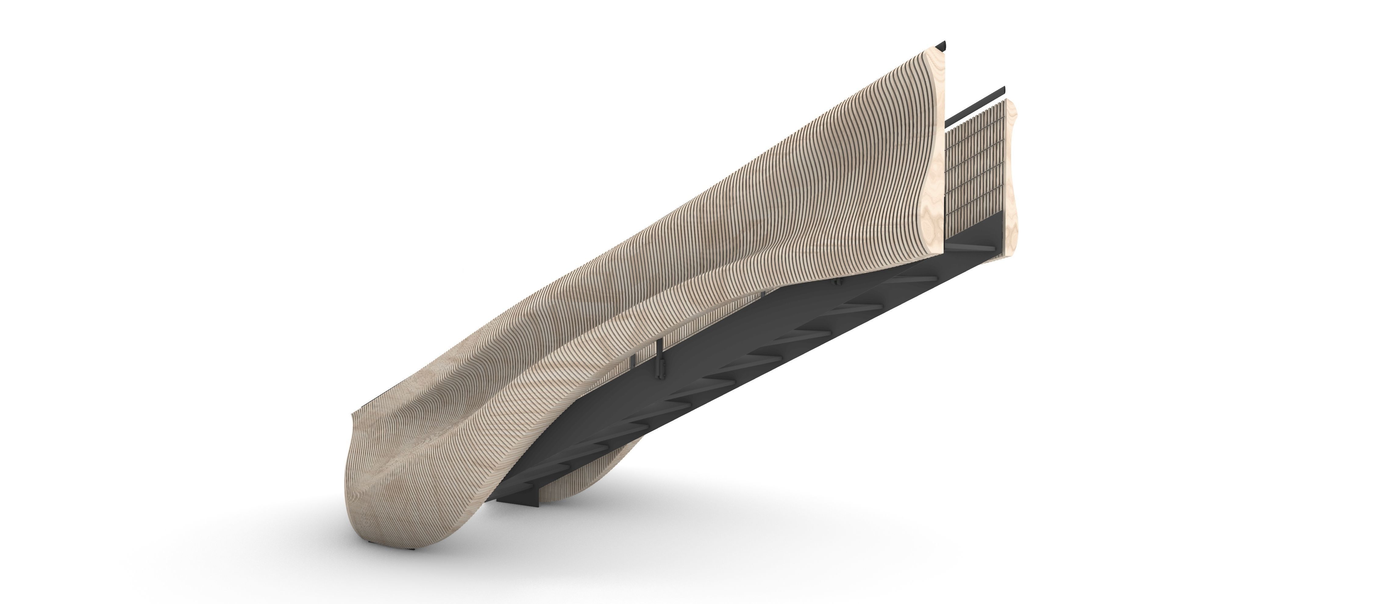 Parametric Stair 3D model_1