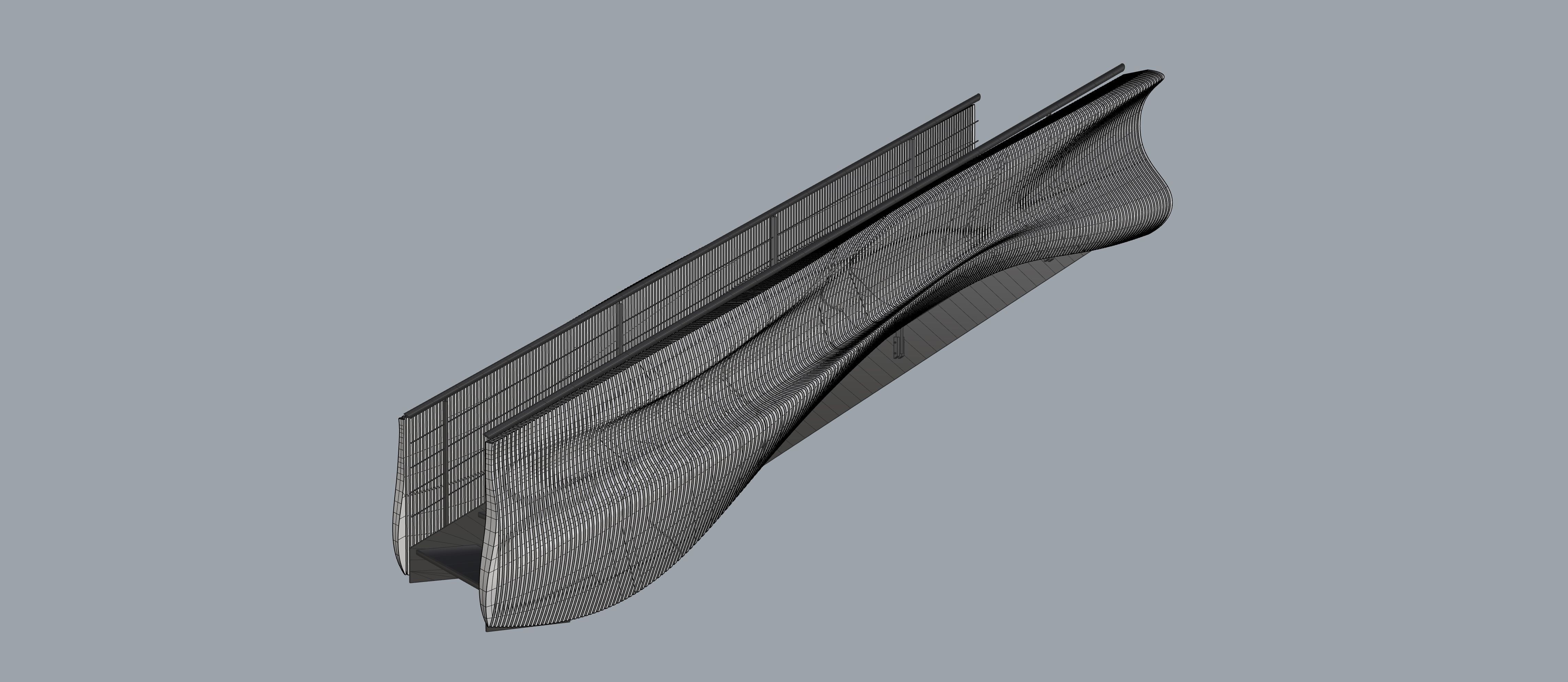 Parametric Stair 3D model_6