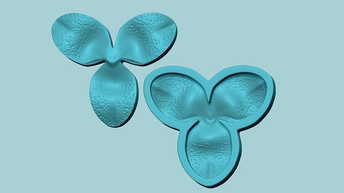 Phalenopsis Orchid 3 Petals - EVA Foam Craft 3D print model