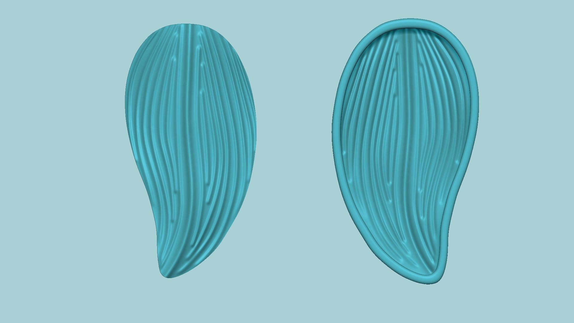 Phalenopsis Orchid Leaf - Molding Arrangement EVA Foam Craft 3D print model_1