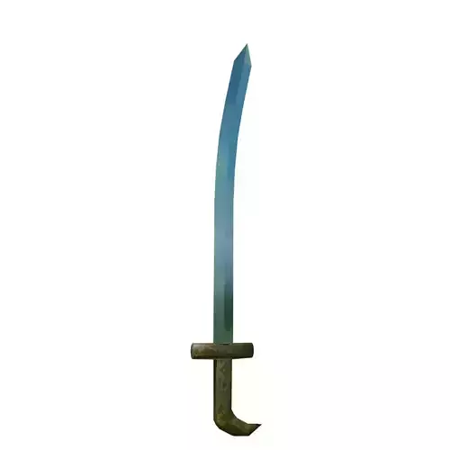 sharp sword Free low-poly 3D model