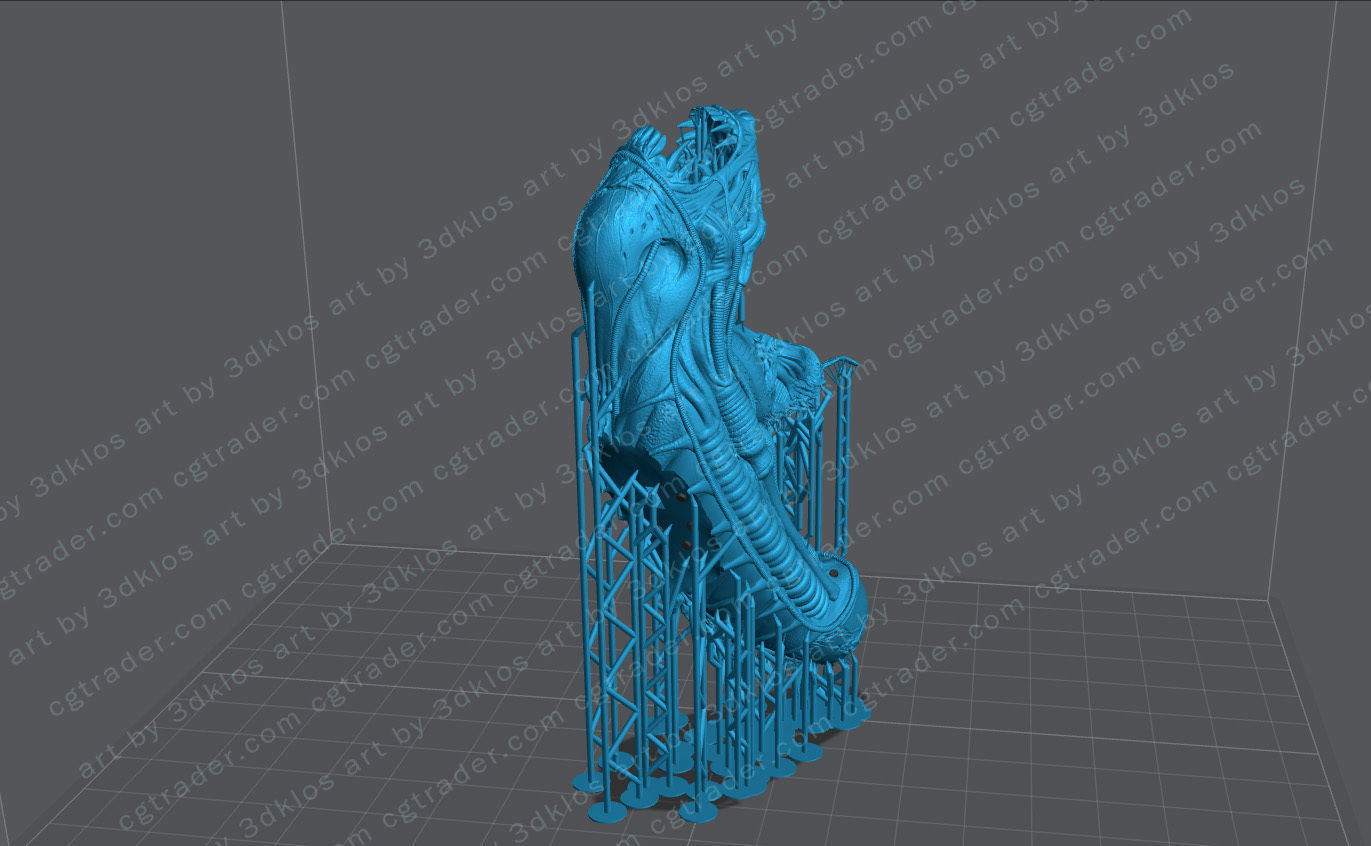 AVP trophy - printable STL 3D model 3D print model_10