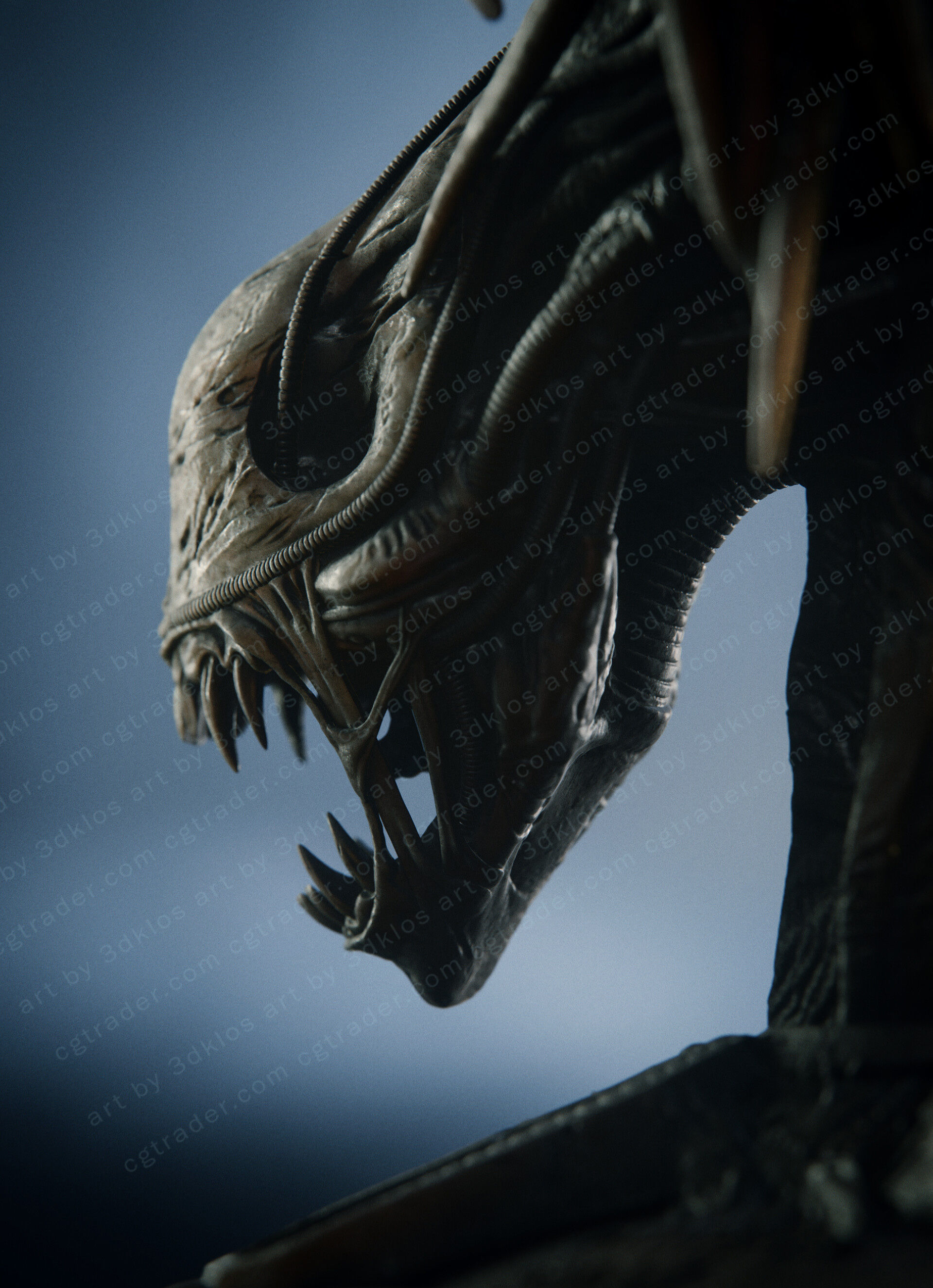 AVP trophy - printable STL 3D model 3D print model_4