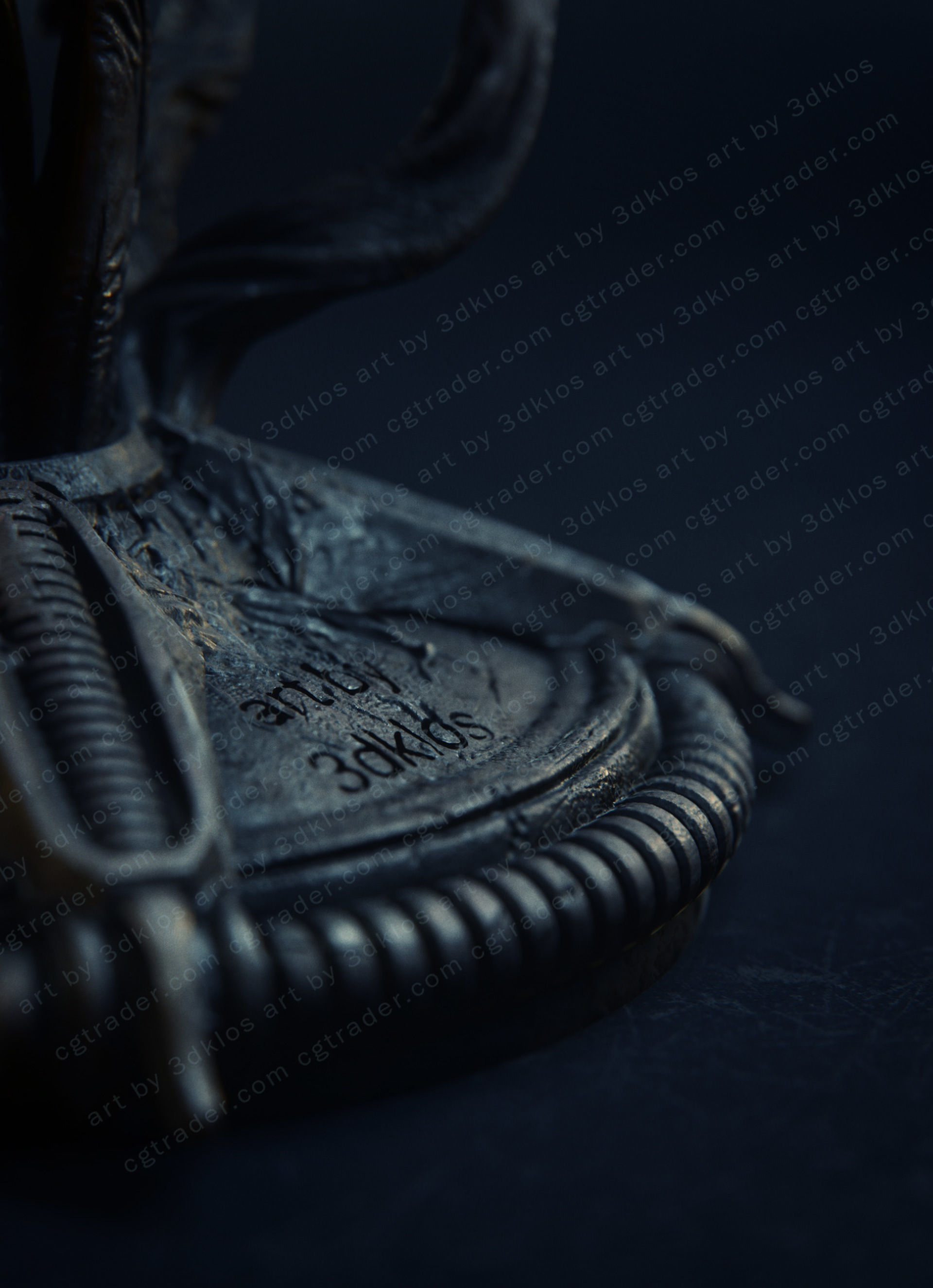 AVP trophy - printable STL 3D model 3D print model_6