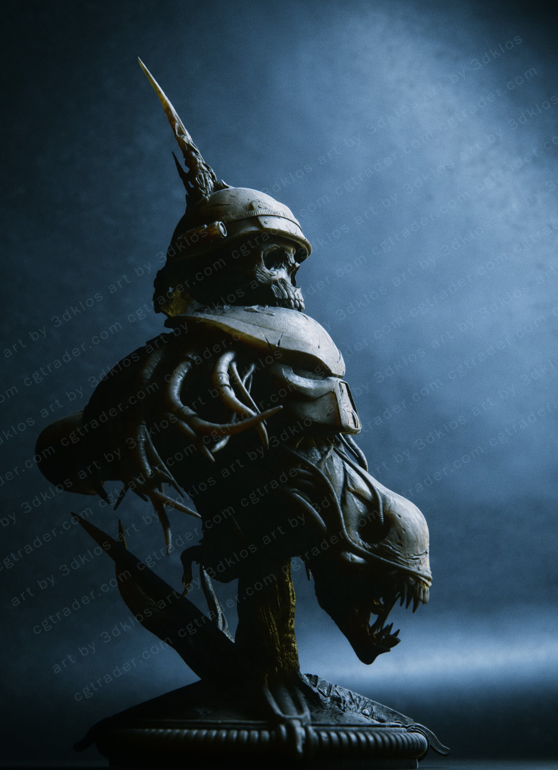 AVP trophy - printable STL 3D model 3D print model_0