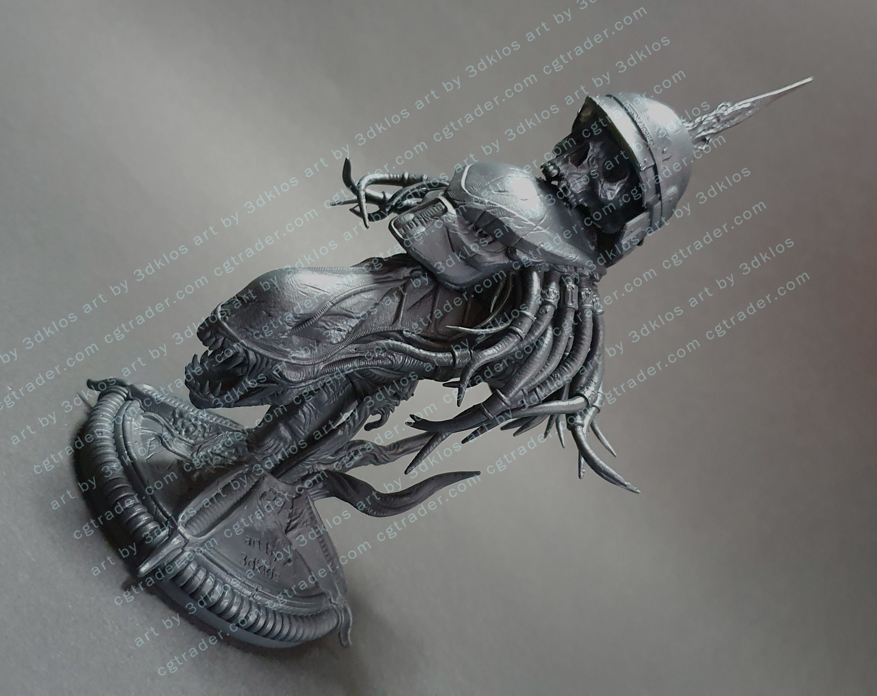 AVP trophy - printable STL 3D model 3D print model_13