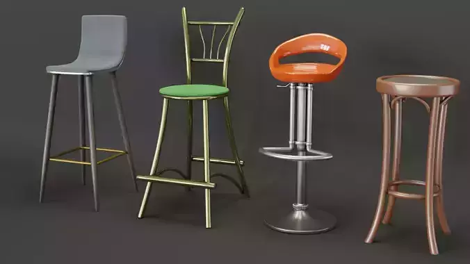 Bar stools set