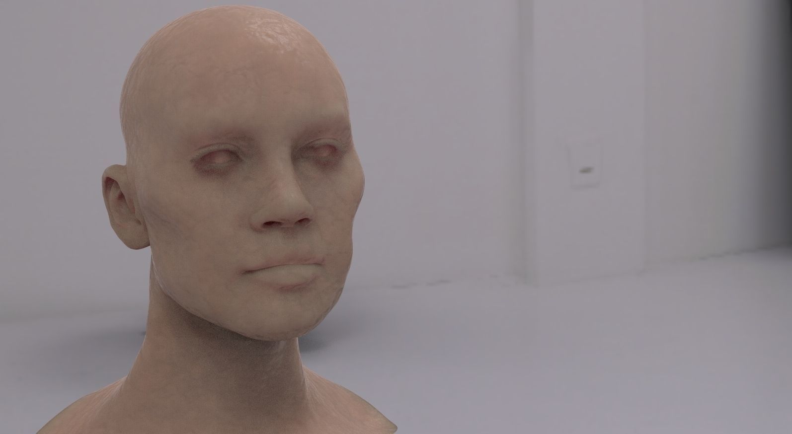 Rosie 3D model head sculpture 3D model_2