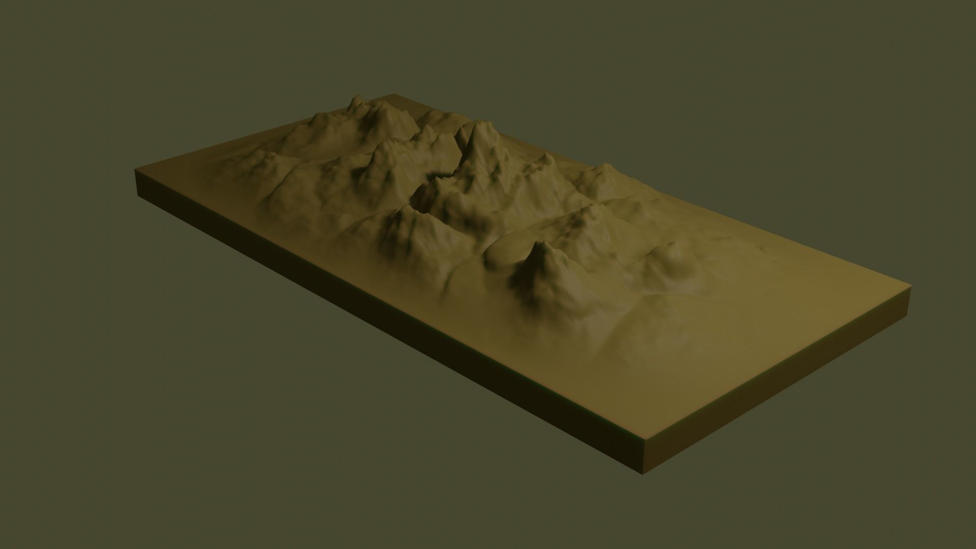 5 Landscape Terrain 3D model_5