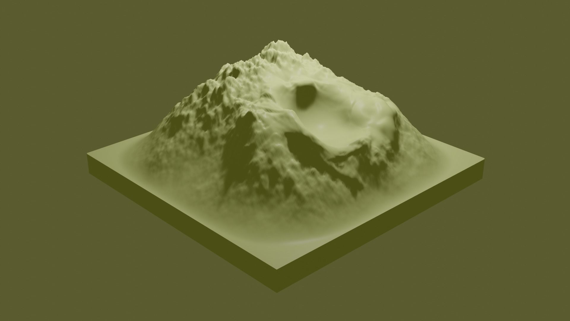 5 Landscape Terrain 3D model_6