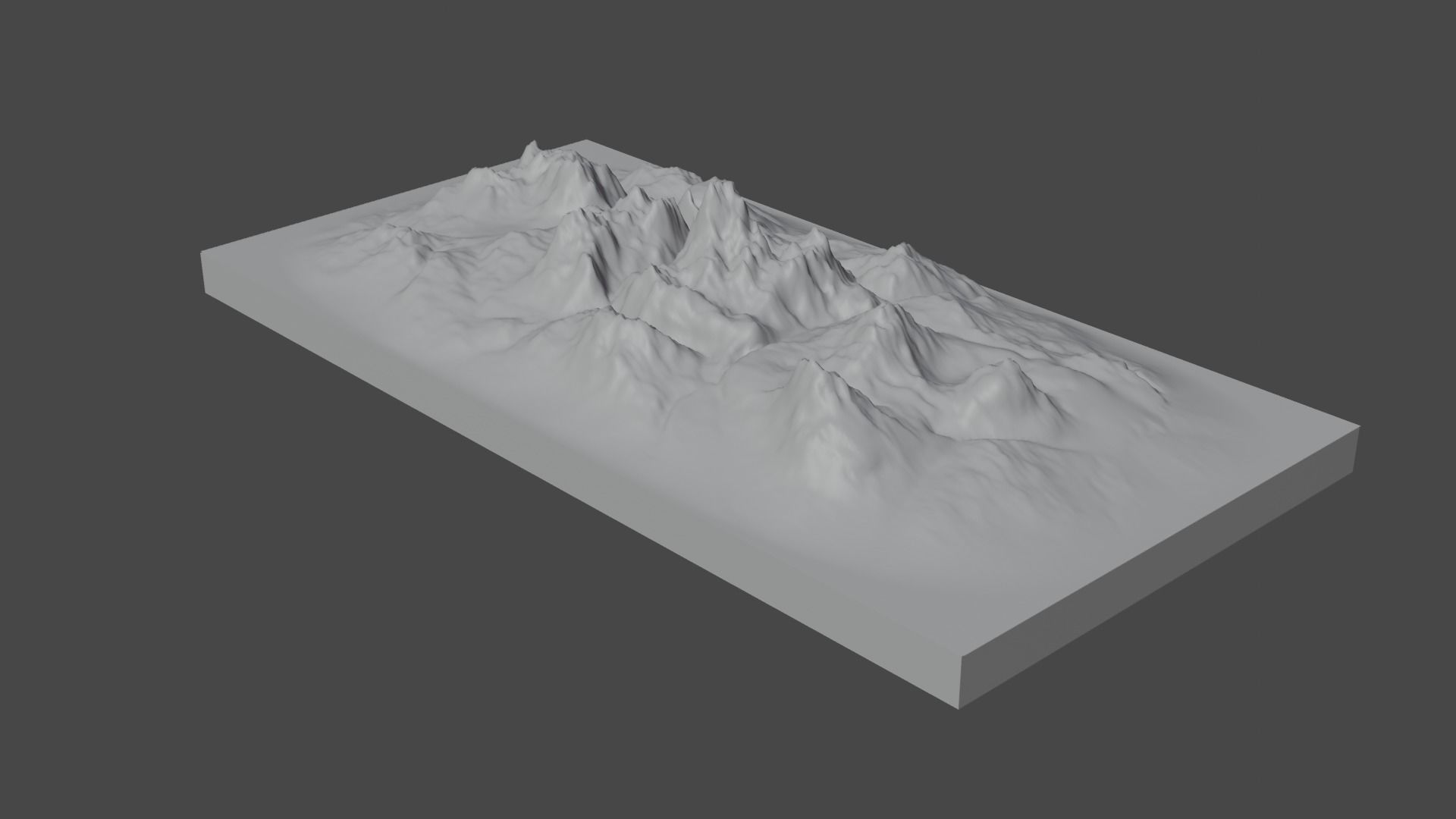 5 Landscape Terrain 3D model_1