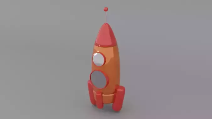 orange rocket