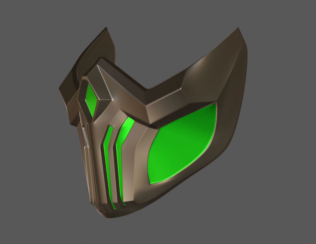 Scorpion Mask - MK 11 3D printing model  3D print model_2