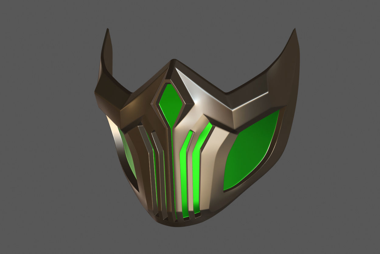 Scorpion Mask - MK 11 3D printing model  3D print model_1