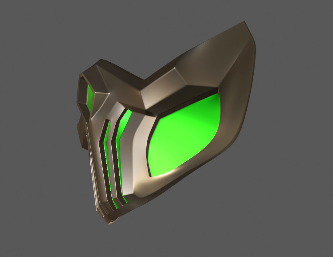 Scorpion Mask - MK 11 3D printing model  3D print model_4