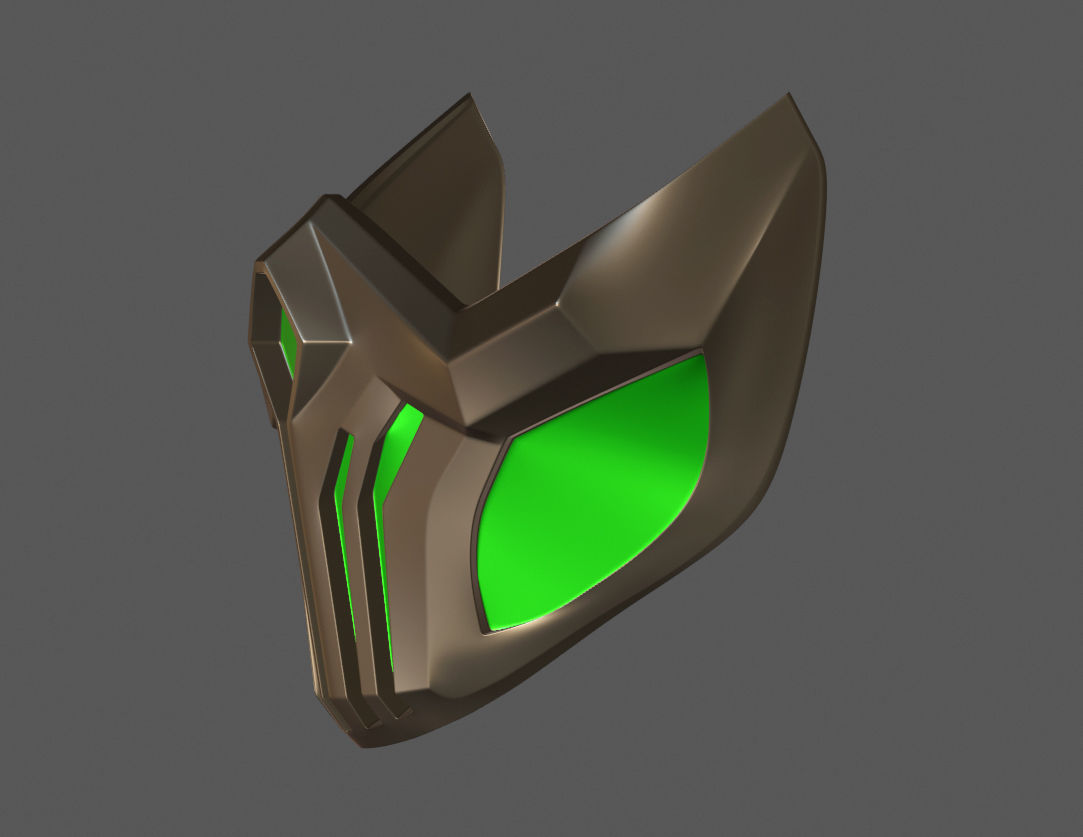 Scorpion Mask - MK 11 3D printing model  3D print model_3