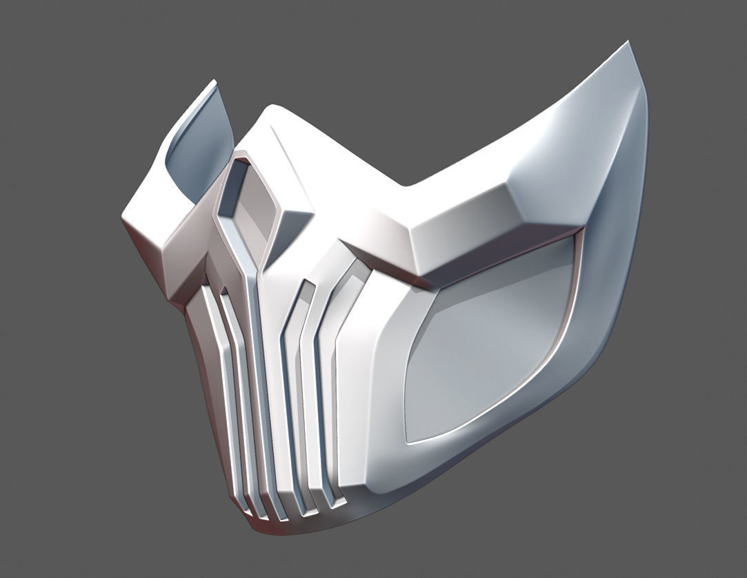 Scorpion Mask - MK 11 3D printing model  3D print model_5