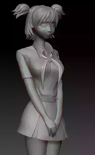 Lena from  Everlasting summer 3D print model