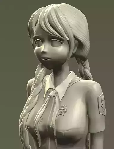 Slava from Everlasting Summer 3D print model