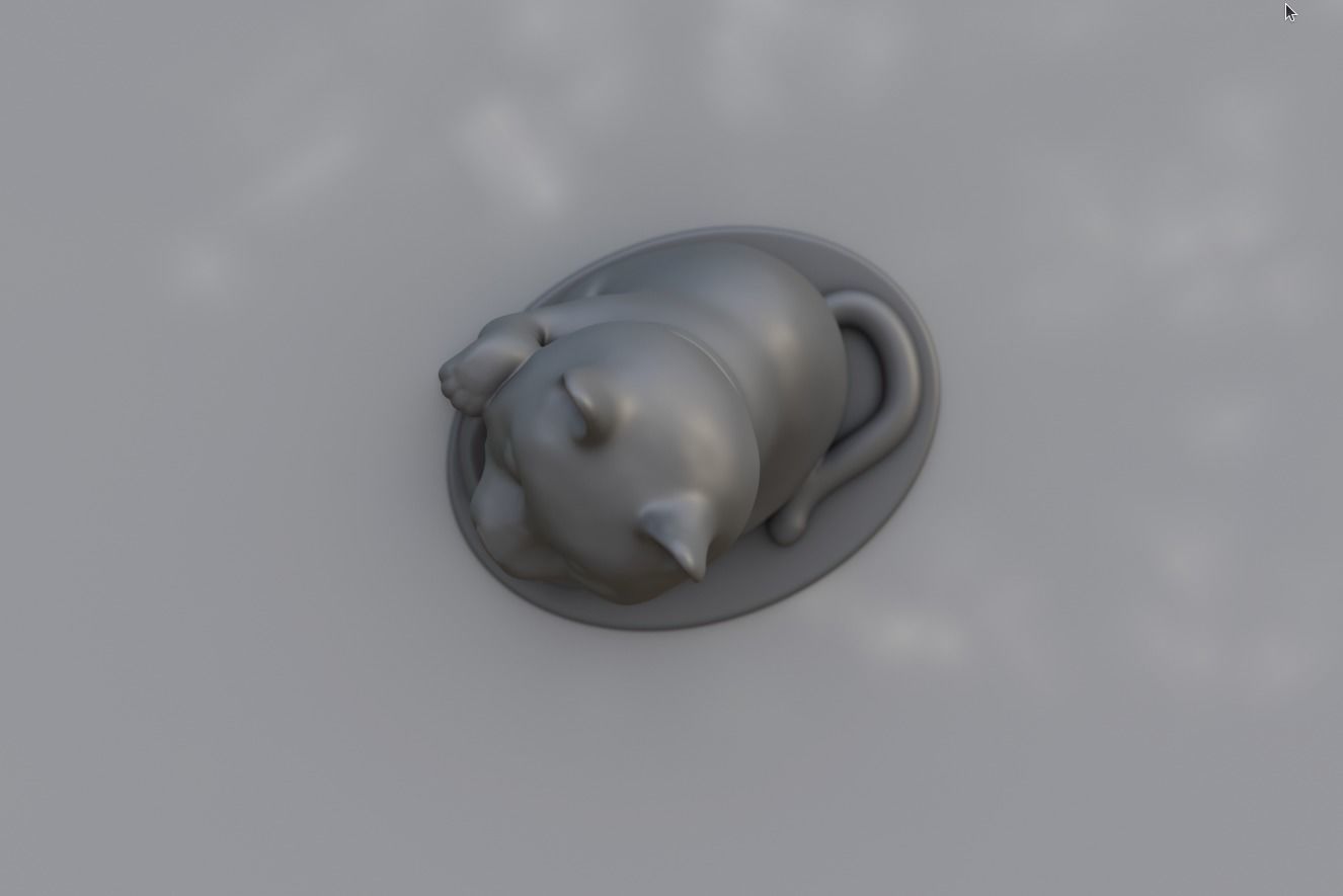 Maneki Cat 3D print model_10