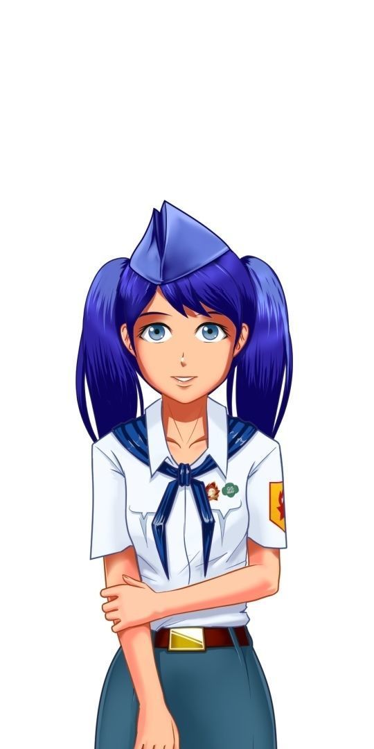 Samantha Smith  from Everlasting Summer 3D print model_14