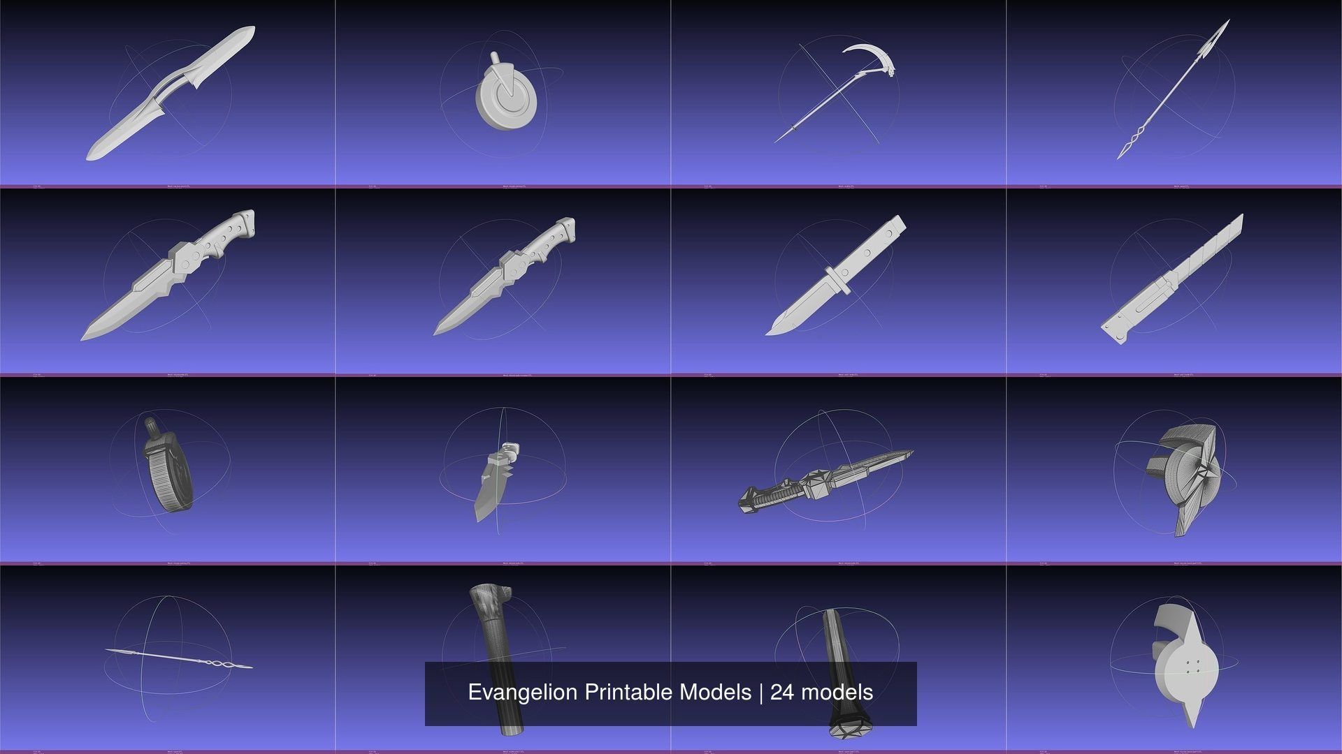 Evangelion Printable Models 3D Model Collection_11