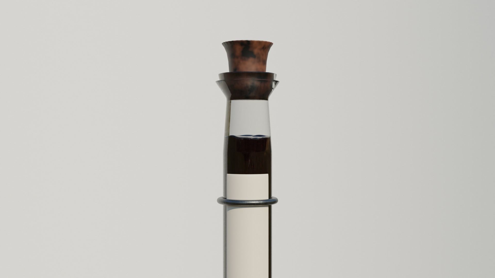 Single potion vial and holder Free 3D model_6