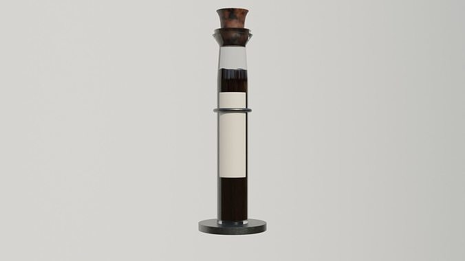 Single potion vial and holder Free 3D model