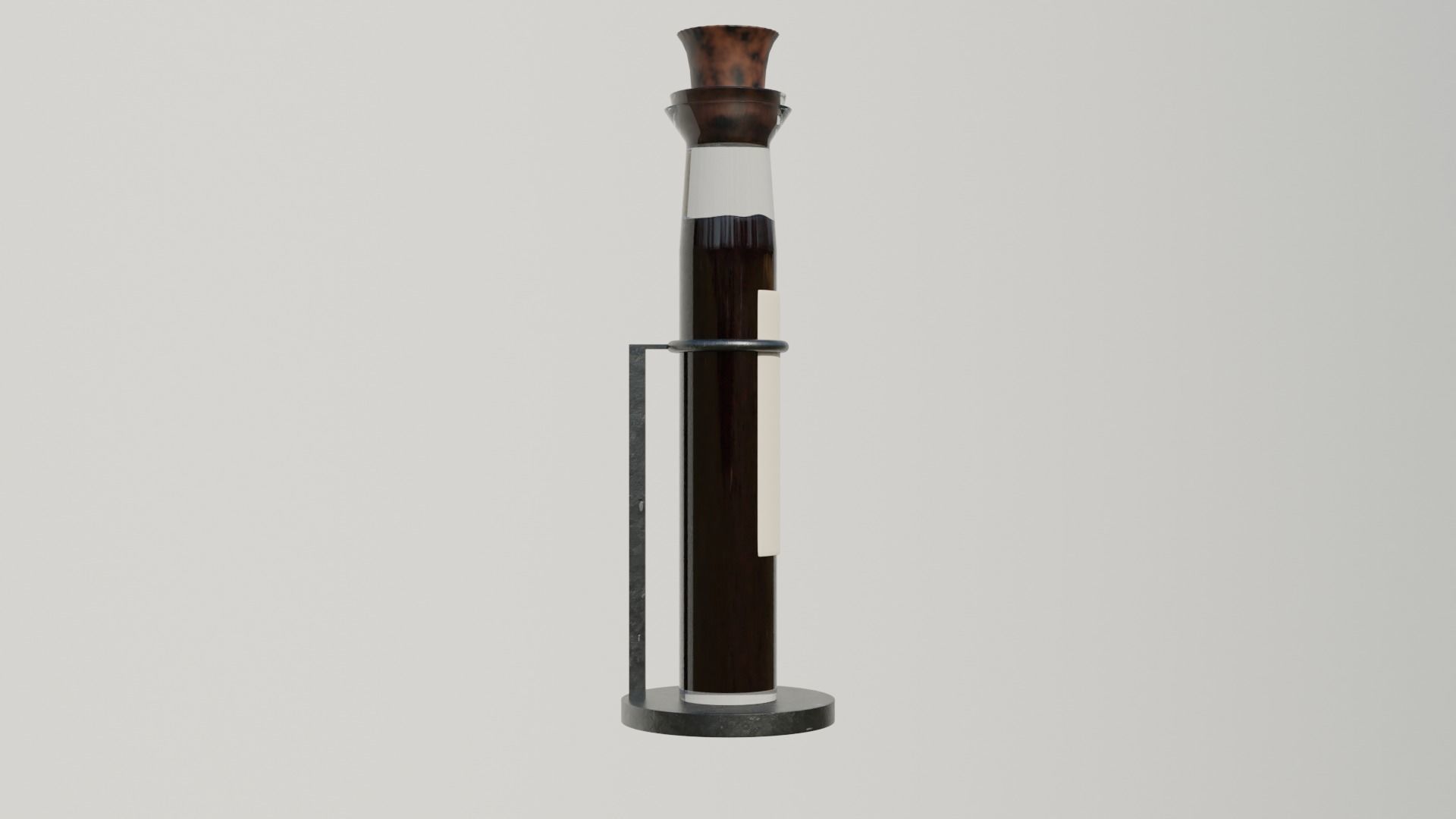 Single potion vial and holder Free 3D model_1
