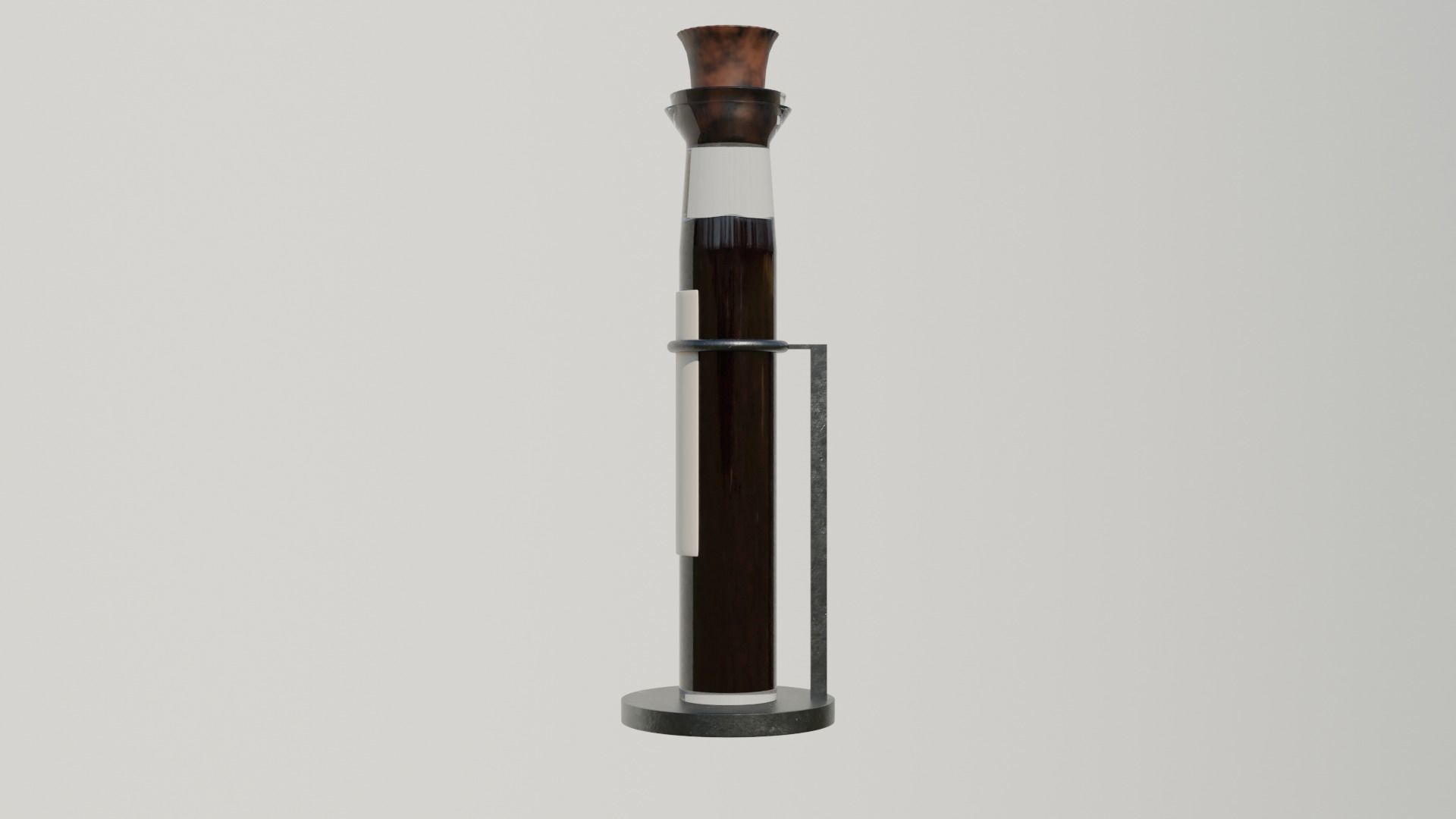 Single potion vial and holder Free 3D model_3