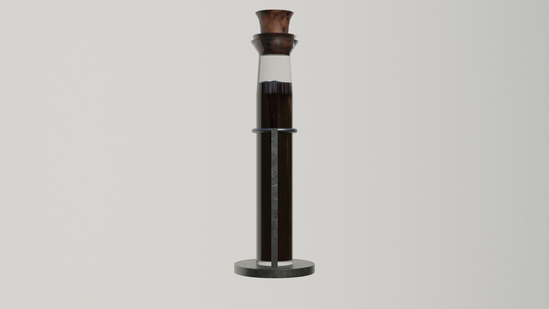 Single potion vial and holder Free 3D model_2