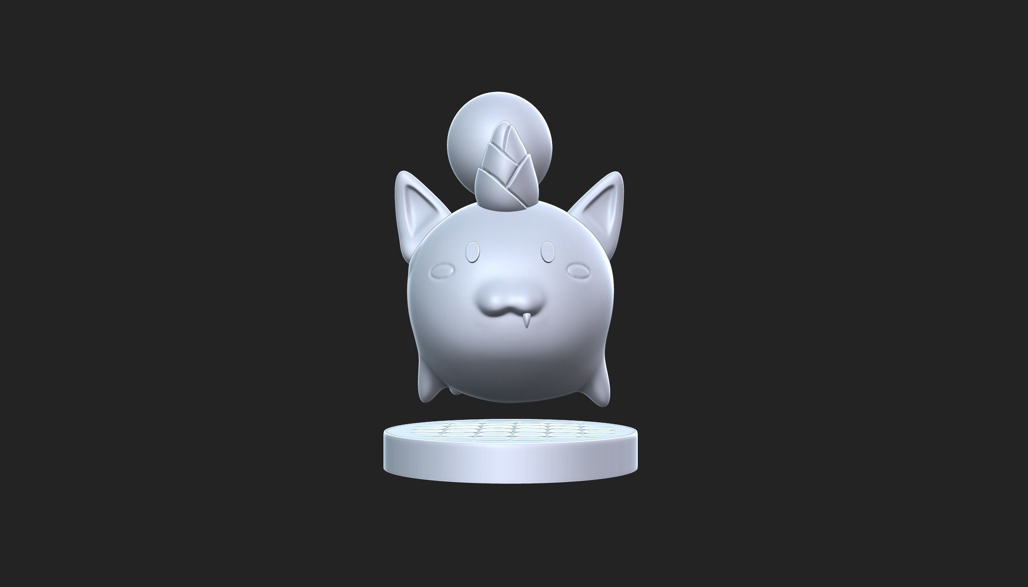 Miniature Axie Infinity - Fear The Cracker - Beast 3D Printable  3D print model_6