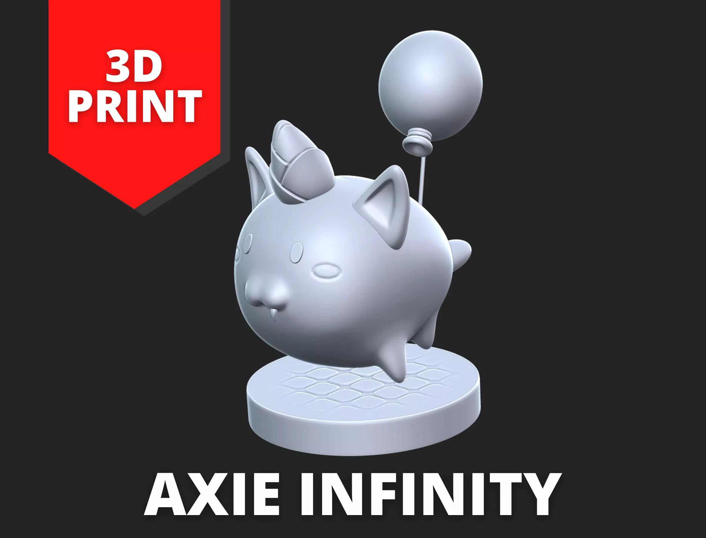 Miniature Axie Infinity - Fear The Cracker - Beast 3D Printable  3D print model_0