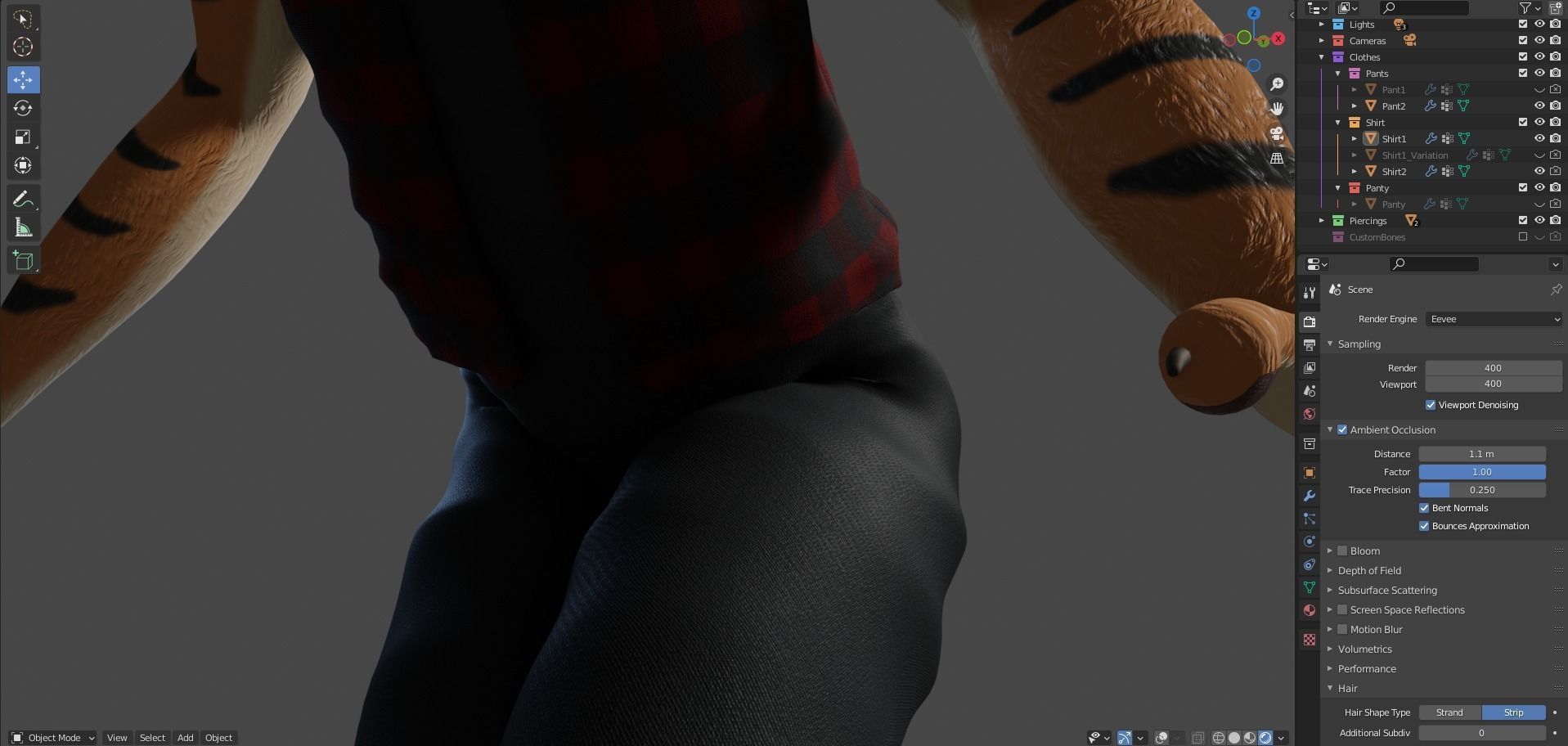 Morgana Anthro Tiger 3D model_91