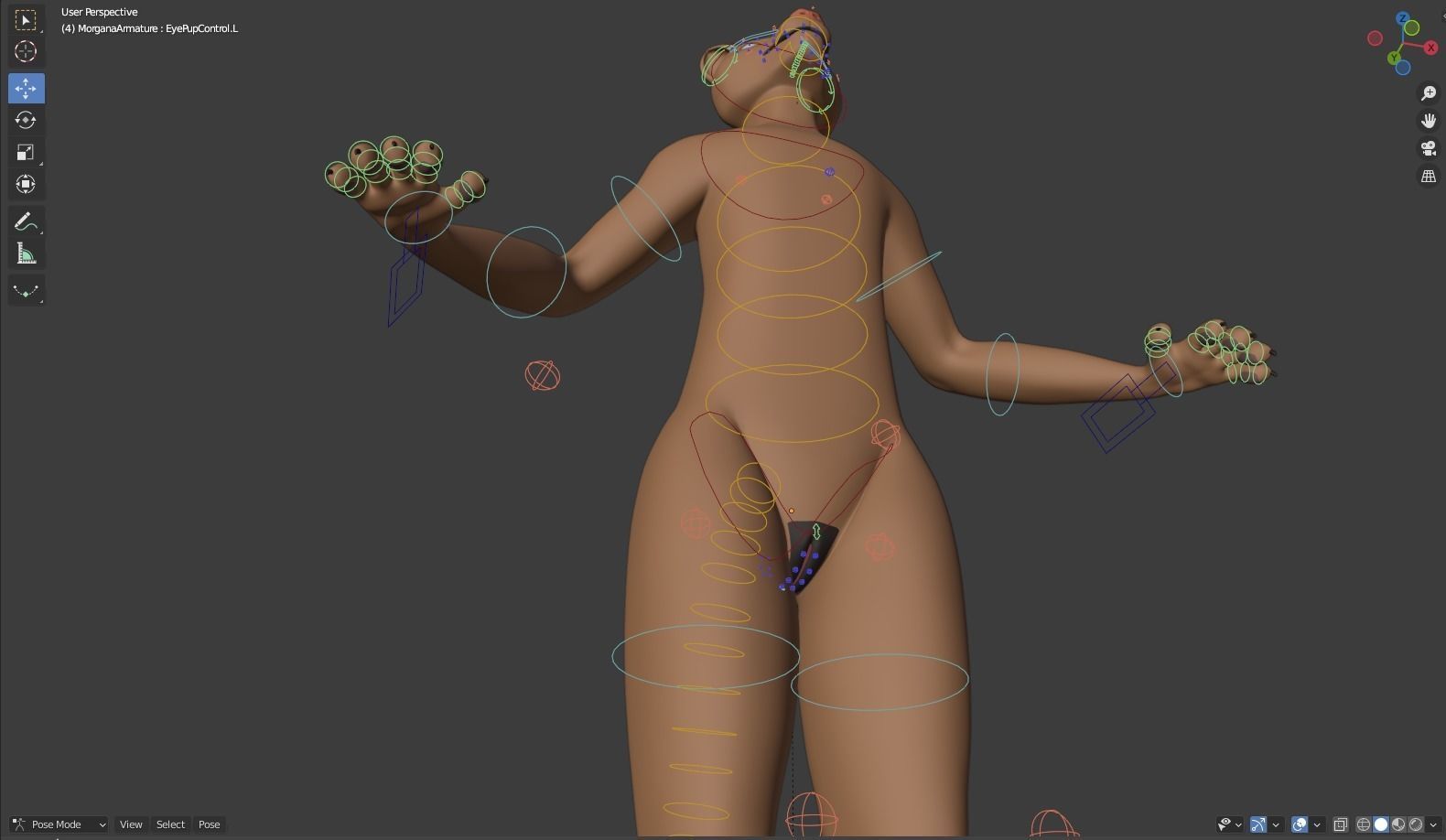 Morgana Anthro Tiger 3D model_48