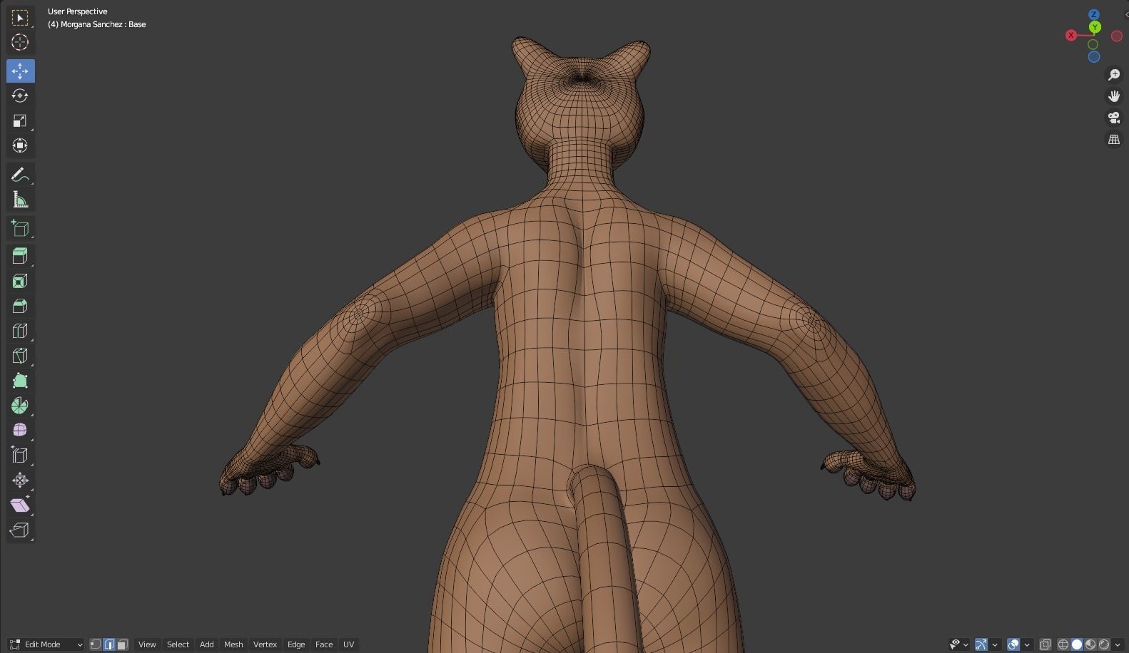 Morgana Anthro Tiger 3D model_54