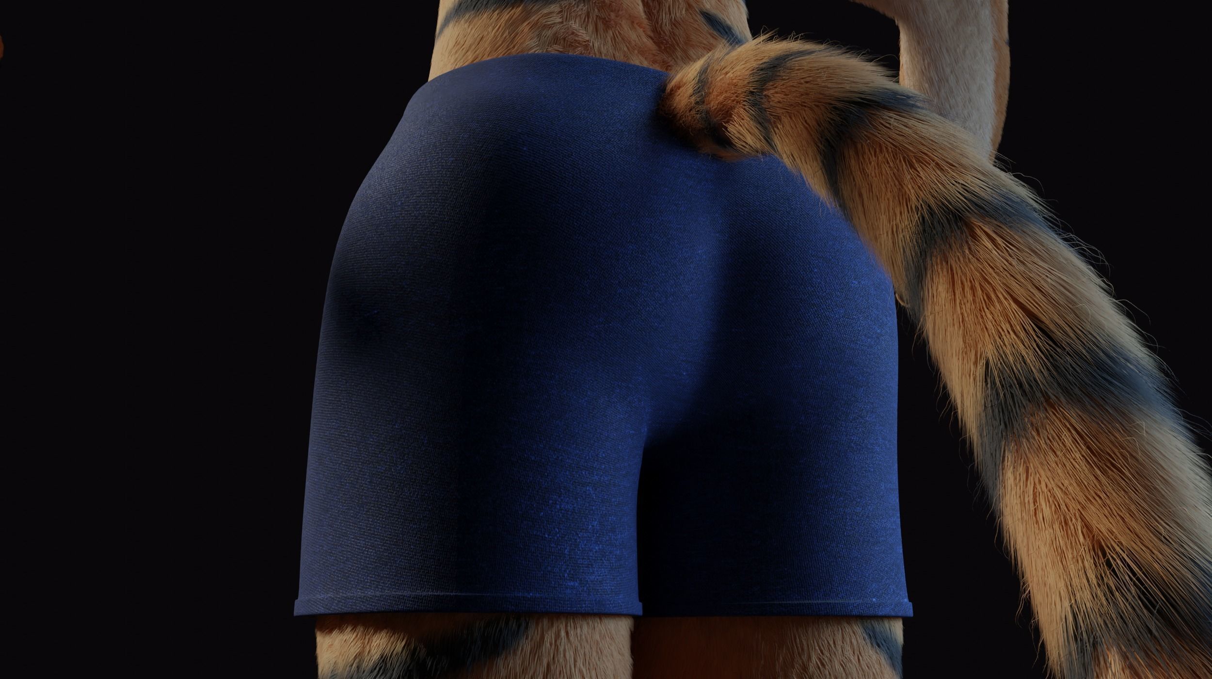 Morgana Anthro Tiger 3D model_25