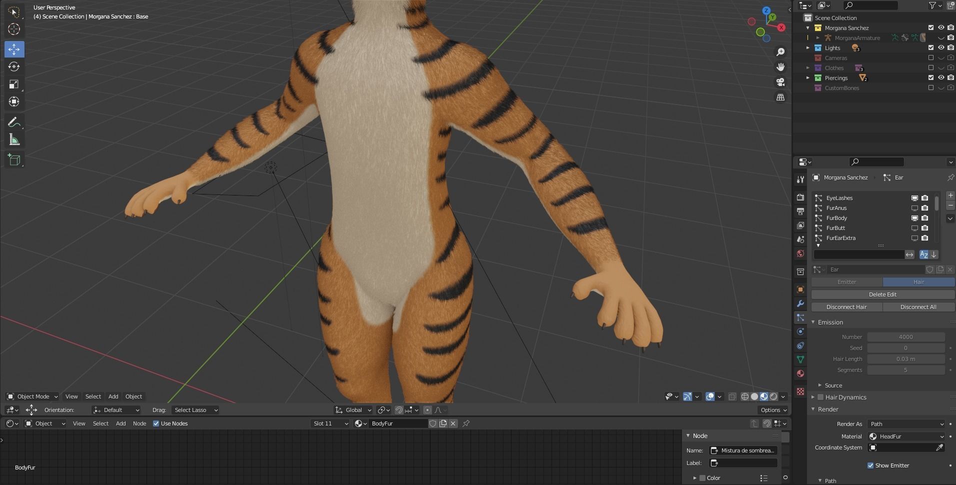 Morgana Anthro Tiger 3D model_82