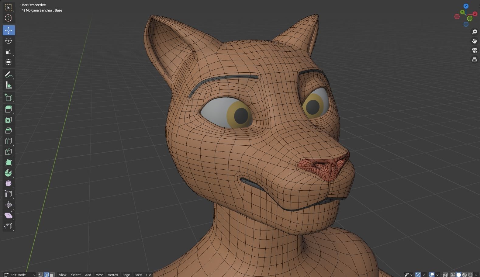 Morgana Anthro Tiger 3D model_51
