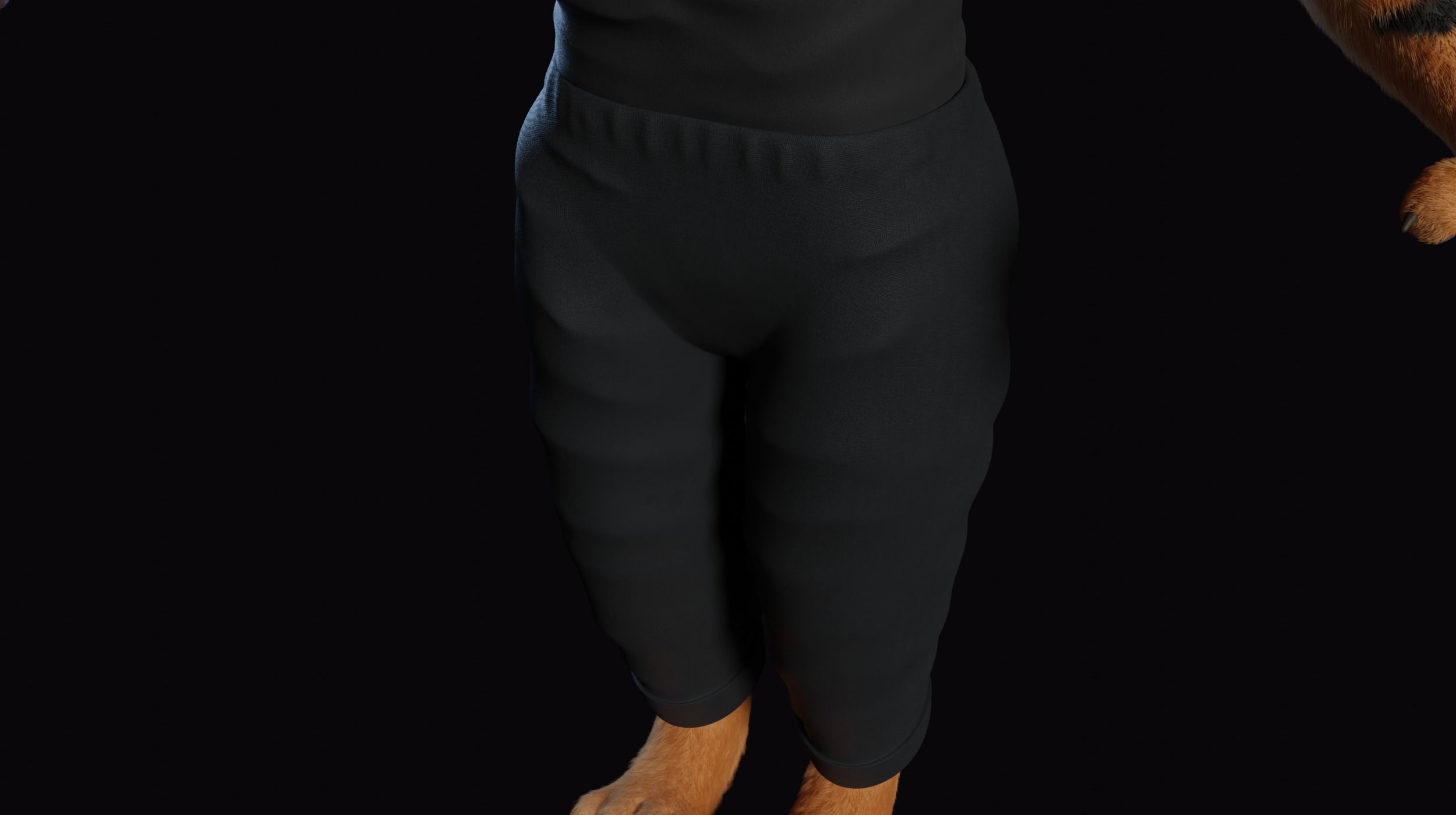 Morgana Anthro Tiger 3D model_30