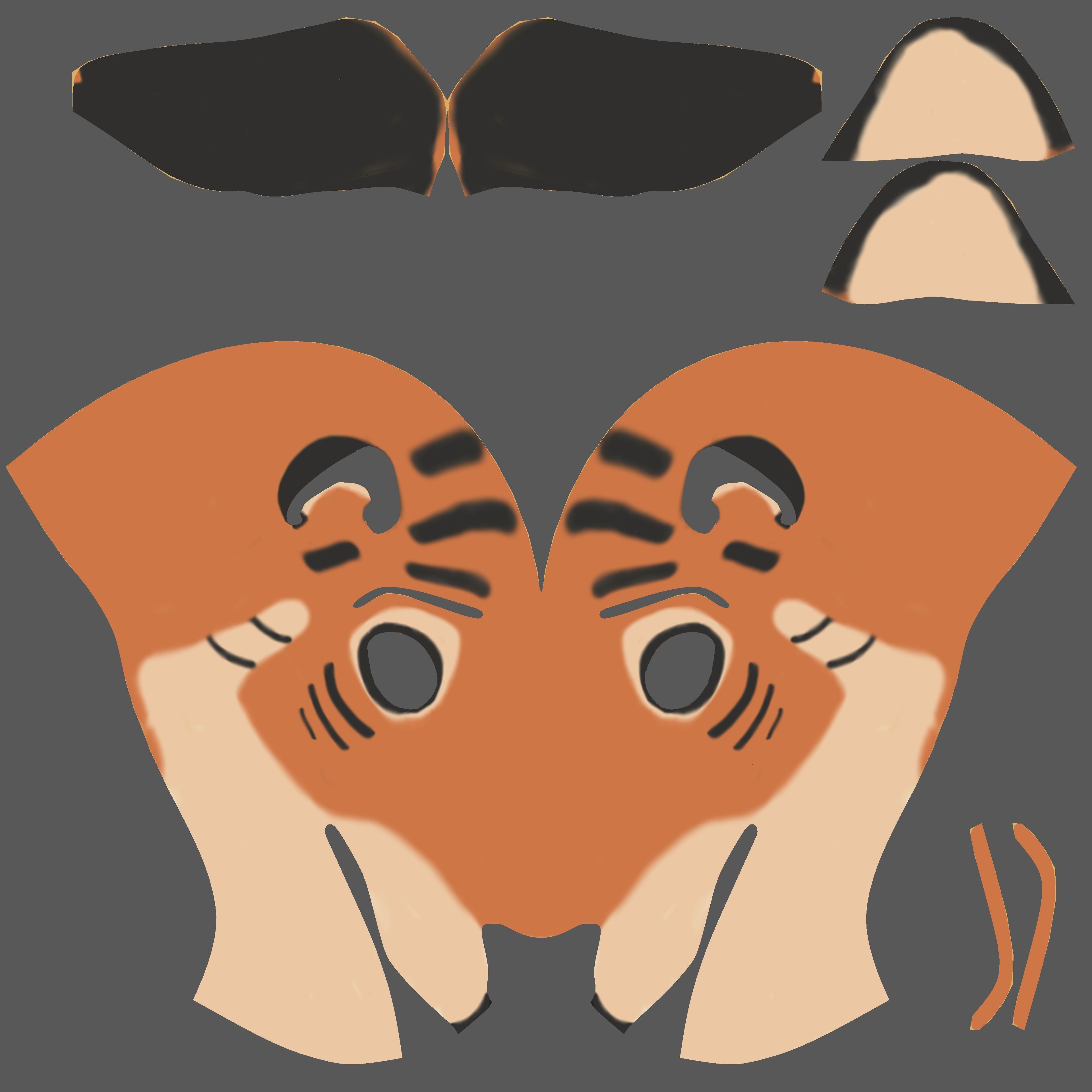 Morgana Anthro Tiger 3D model_92