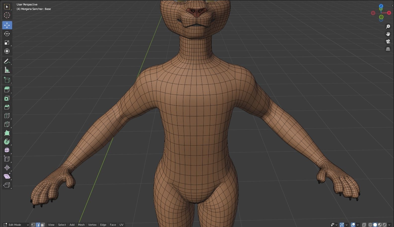 Morgana Anthro Tiger 3D model_53