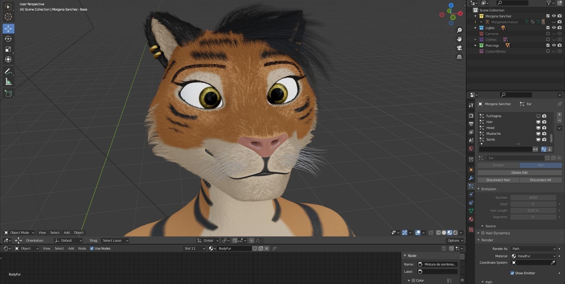 Morgana Anthro Tiger 3D model_83