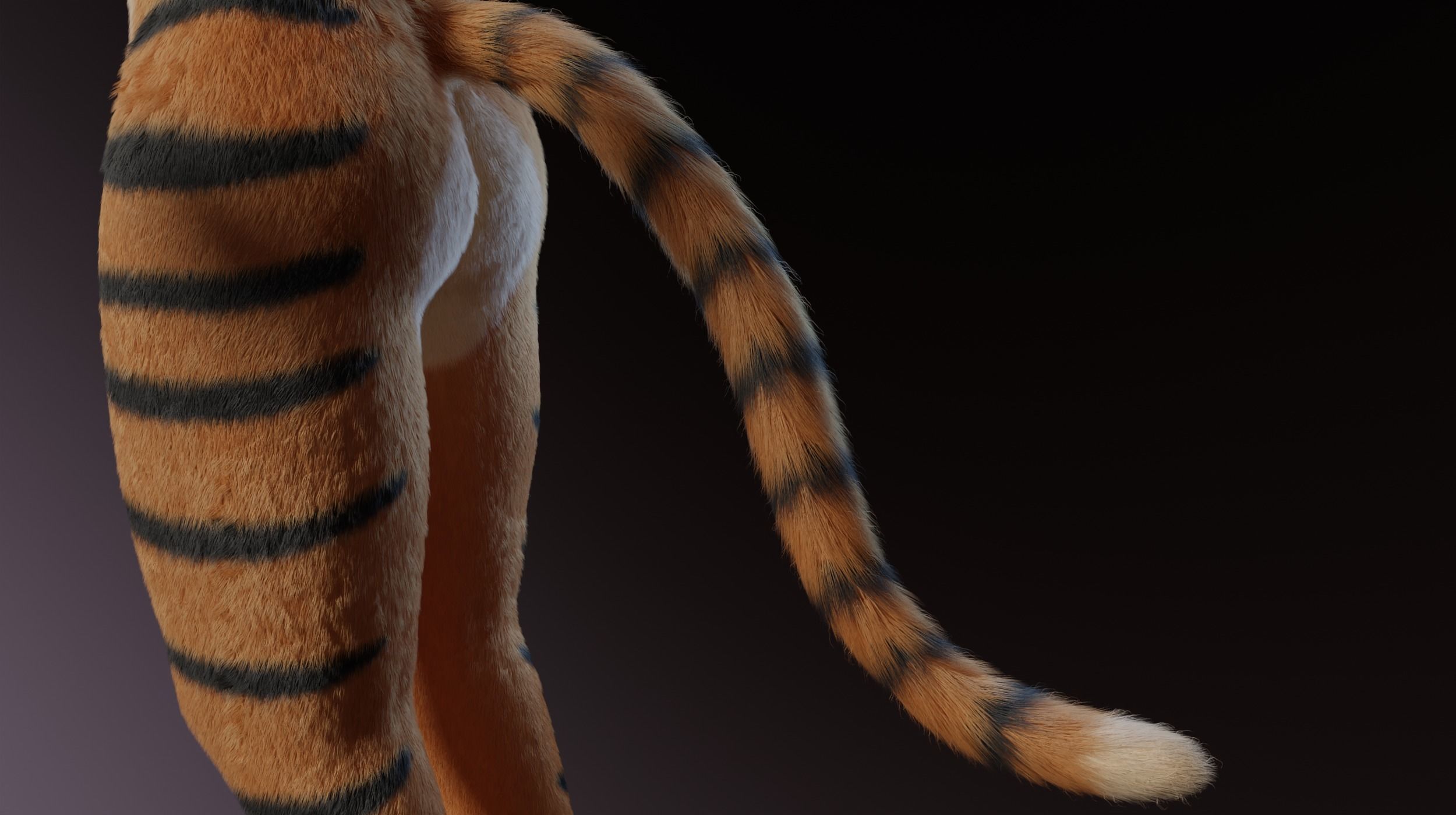 Morgana Anthro Tiger 3D model_10