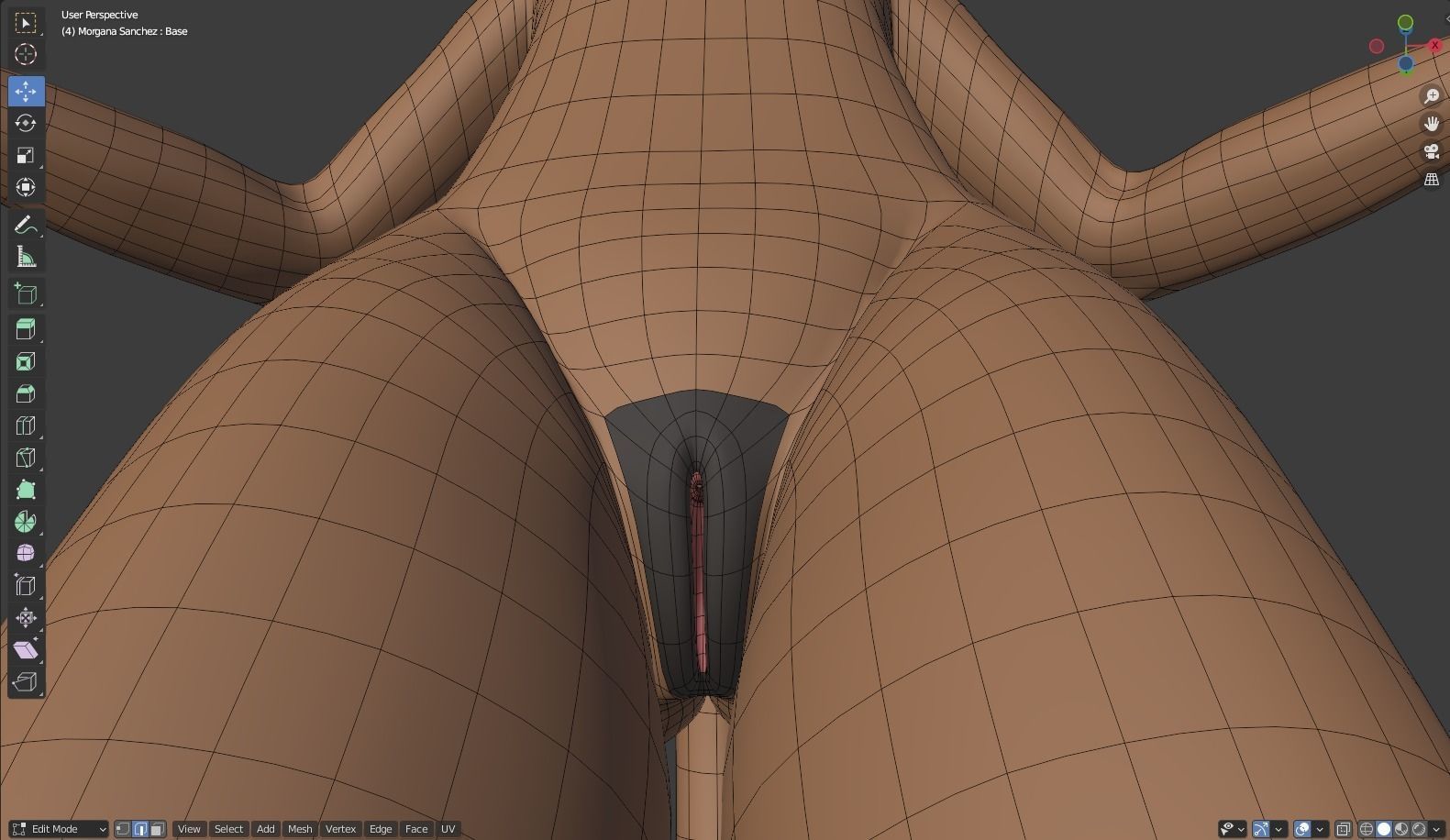 Morgana Anthro Tiger 3D model_57